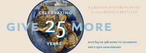Give 25 More to Celebrate ORP's 25th Anniversary