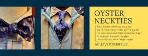 Chesapeake Bay Oyster Themed Neckties
