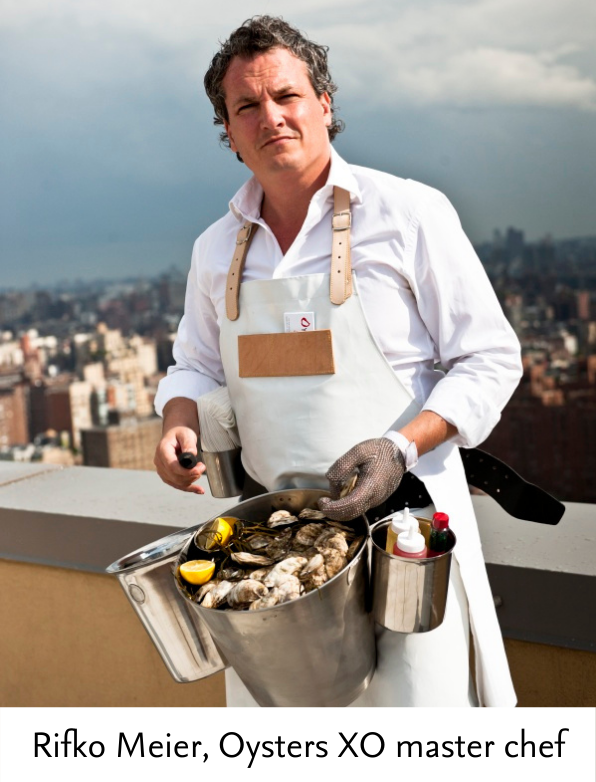 Rifko Meier, Oysters XO master chef,