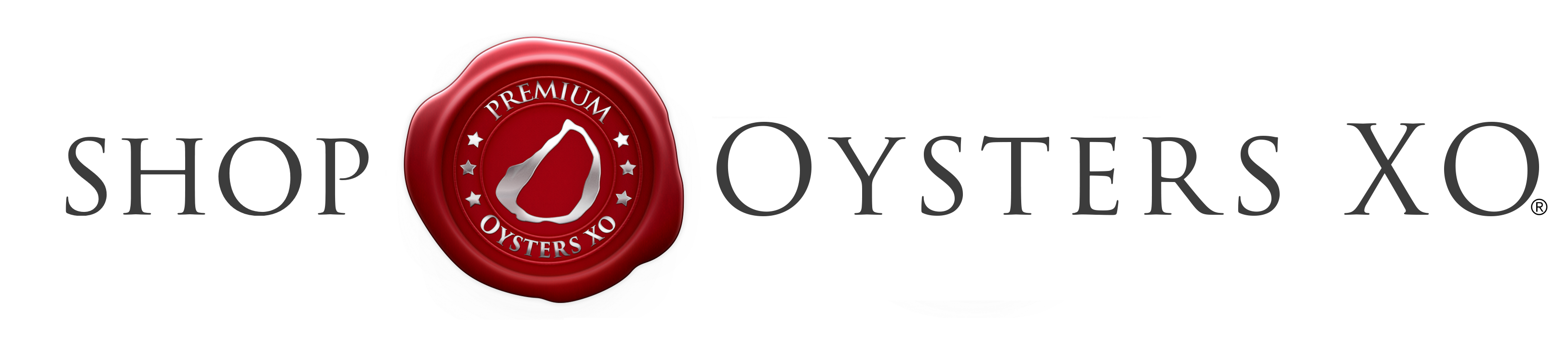 SHOP Oysters XO logo and seal v4 dec 2020 horizontal – transparent BG (1)