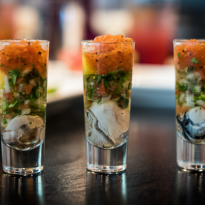 Oyster shooters - learn Pearl Vodka Recipes