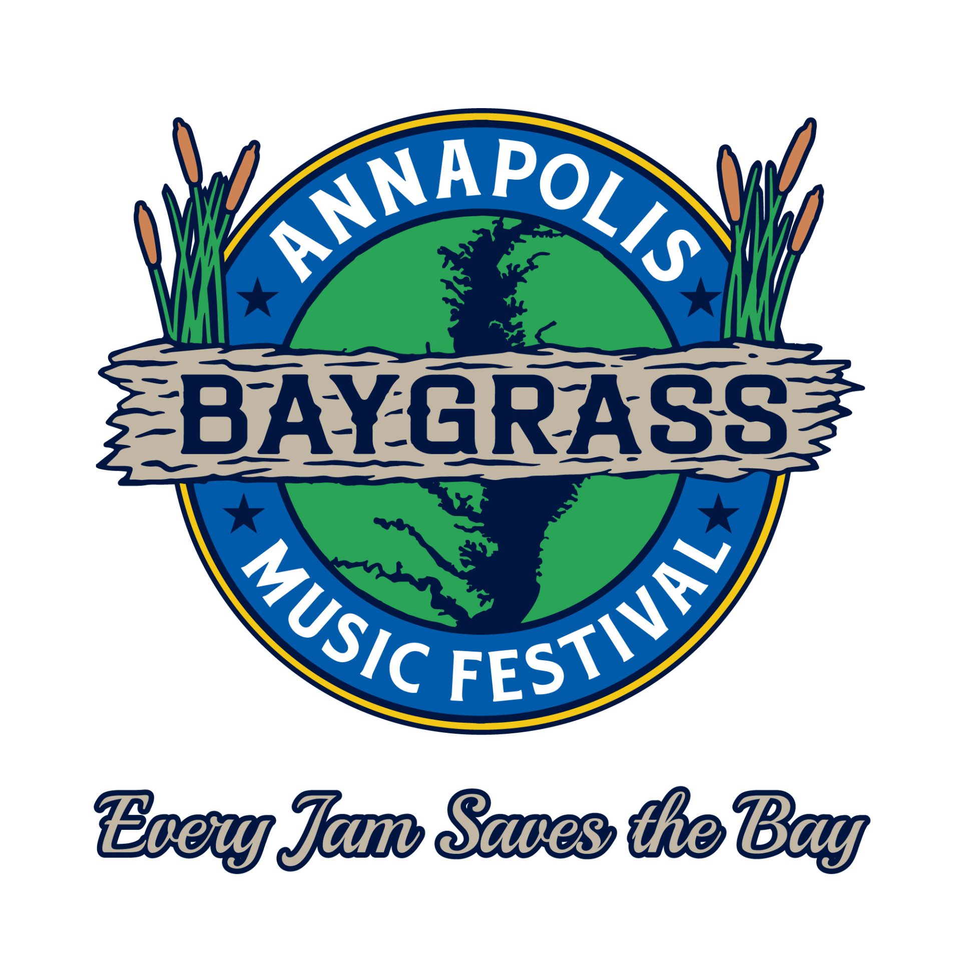 Baygrass Logo - Every Jam Saves the Bay